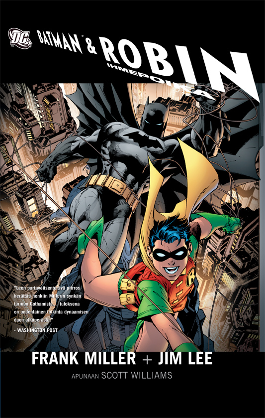 Batman ja ihmepoika Robin - uusi kovakantinen sarjakuva.
